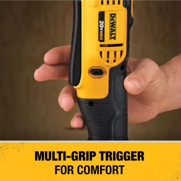 DEWALT 20-Volt MAX Cordless 3/8 in. Right Angle Drill/Driver (Tool-Only)