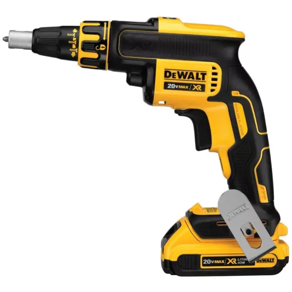 DEWALT 20-Volt MAX Lithium-Ion Cordless Screwgun with Bonus Collated Screw Attachment