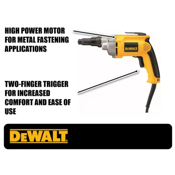 DEWALT 6.5-Amp 2,000 RPM Variable Speed Reversing Versa-Clutch Screw Gun