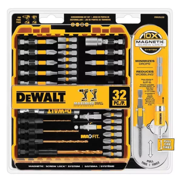 DEWALT MAXFIT Screwdriving Set (32-Piece)