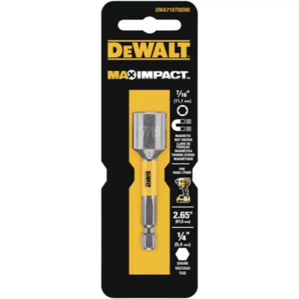 DEWALT MAX Impact 7/16 in. Nut Driver