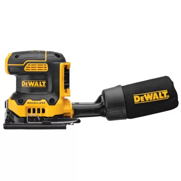 DEWALT 20-Volt MAX XR Cordless Brushless 1/4 Sheet Variable Speed Sander with (1) 20-Volt Battery 3.0Ah