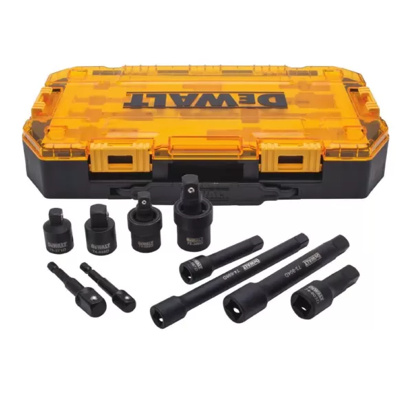 DEWALT 3/8 in. and 1/2 in. Drive Impact Accessory Set (10-Piece)