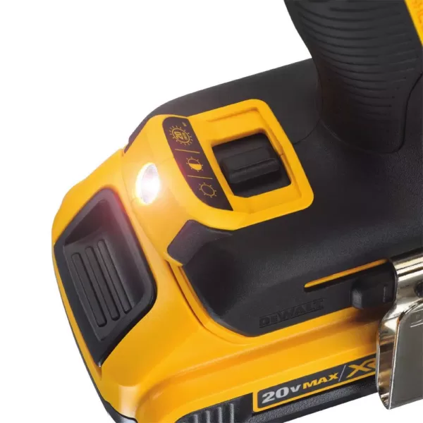 DEWALT 20-Volt MAX XR Cordless Brushless Cable Stripper with Stapler, (2) 20-Volt 5.0Ah Batteries & (1) 20-Volt 2.0Ah Battery