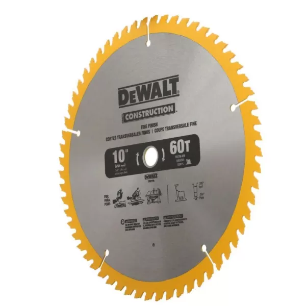 DEWALT 10 in. Construction Saw Blade (2-Pack)