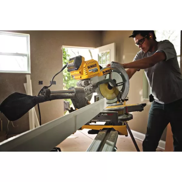 DEWALT FLEXVOLT 12 in. 60-Teeth Carbide-Tipped Miter Saw Blade