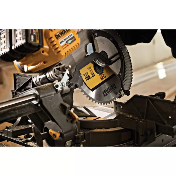 DEWALT FLEXVOLT 12 in. 60-Teeth Carbide-Tipped Miter Saw Blade (2-Pack)