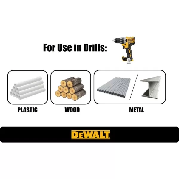 DEWALT Titanium Pilot Point Drill Bit Set (21-Piece)