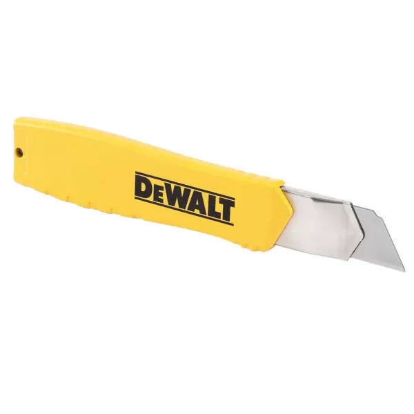 DEWALT 25 mm Metal Body Snap-Off Knife (2-Pieces) with 25 mm Snap Blades (6-Pieces)