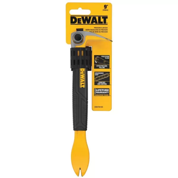 DEWALT 9 in. Precision Claw Bar