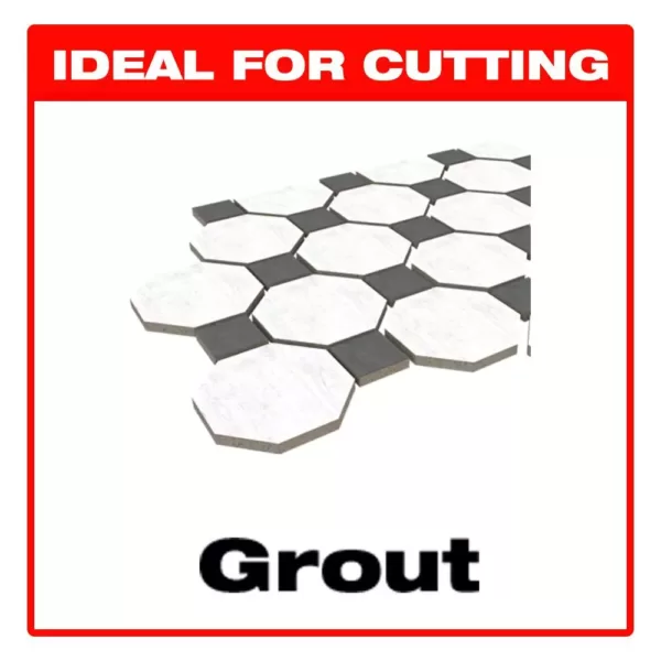 DIABLO Universal Fit Diamond Grit Oscillating Blade for Grout