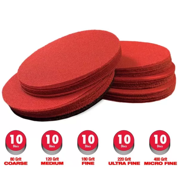 DIABLO Diablo 5 in. SandNet Coated Assorted Disc (50-Pack)