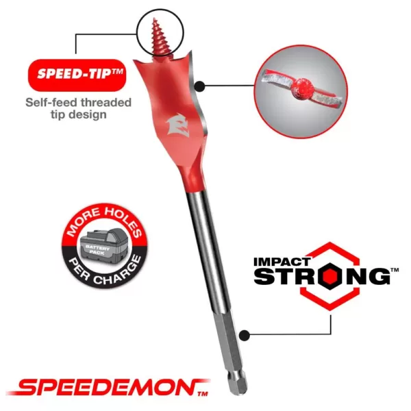 DIABLO 3/4 in. x 6 in. SPEEDemon Spade Bit (2-Pack)