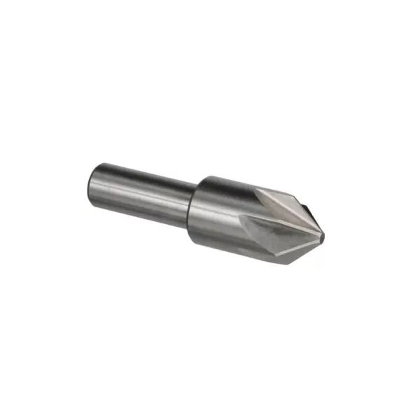 Drill America 1-1/2 in. 120-Degree High Speed Steel Countersink Bit with 6 Flutes