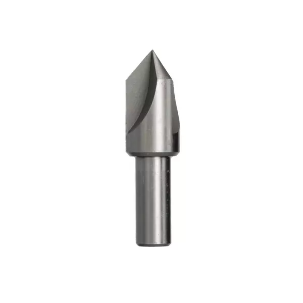 Drill America 1/2 in. x 1/4 in. Shank 82-Degree High Speed Steel Countersink Bit with 3 Flutes