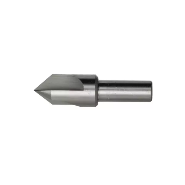 Drill America 1/2 in. 90-Degree High Speed Steel Countersink Bit with 3 Flutes