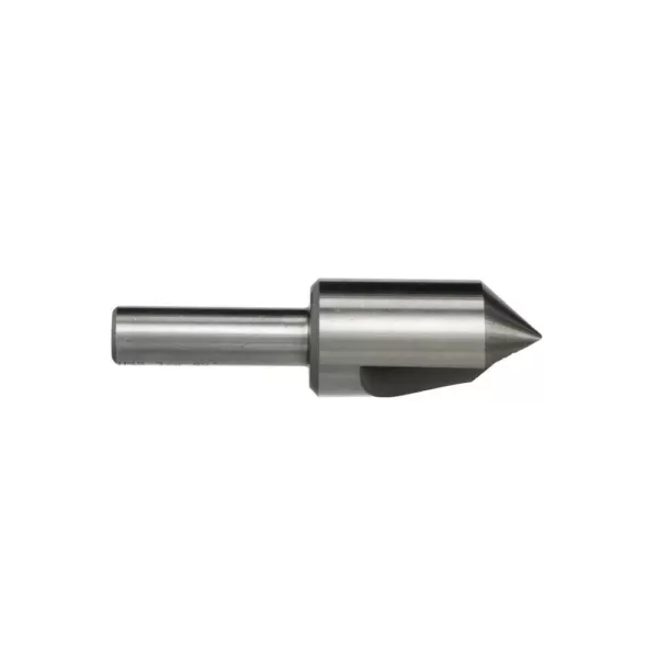 Drill America 1-1/4 in. 60-Degree High Speed Steel Countersink Bit with Single Flute