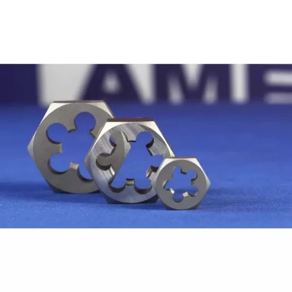 Drill America #12-24 Carbon Steel Hex Re-Threading Die