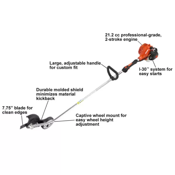 ECHO 21.2 cc Gas 2-Stroke Cycle Edger