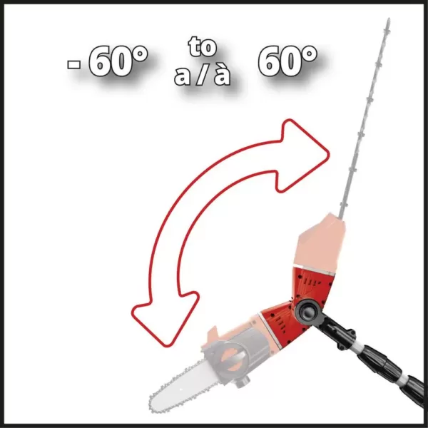 Einhell PXC 18-Volt Cordless Telescoping Multi-Tool, 8 in. Pole Saw, 18 in. Hedge Trimmer Kit (w/ 3.0-Ah Battery + Fast Charger)