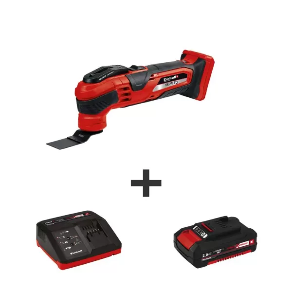 Einhell PXC 18-Volt Cordless Variable-Speed 20,000-OPM Oscillating Multi-Tool Kit (w/ 2.0-Ah Battery and Fast Charger)