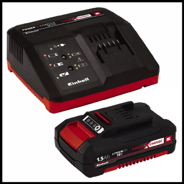 Einhell PXC 18-Volt Cordless 2-Speed MAX 1250-RPM Workshop Drill Kit (w/ 1.5-Ah Battery and Fast Charger)