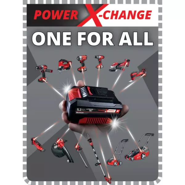 Einhell Power X-Change 18-Volt Lithium-Ion Compact Battery, 1.5-Ah