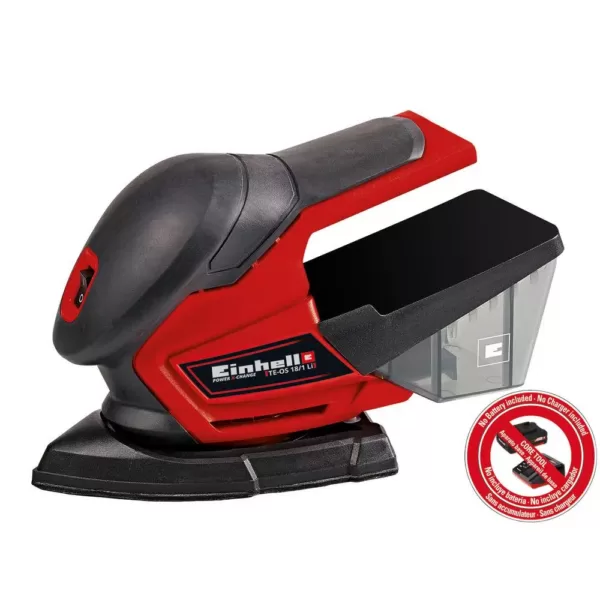 Einhell PXC 18-Volt Cordless 24,000-OPM Compact Detail Palm Sheet Sander w/ Dust Collection Box (Tool Only)