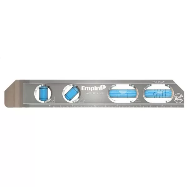 Empire 24 in. Digital Box Level with Case and 8 in. Magnetic Torpedo Level and Rafter Square in True Blue