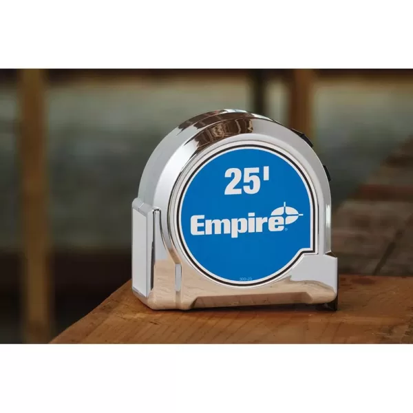 Empire 25 ft. Chrome Tape Measure