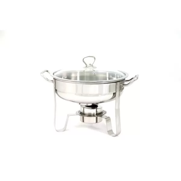 ExcelSteel 4 Qt. Professional Heavy Duty Chafing Dish Set with Lid