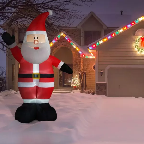 Fraser Hill Farm 12 ft. Santa Christmas Inflatable