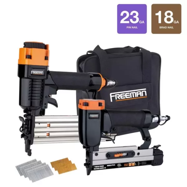 Freeman Pneumatic Professional Woodworker Special with Nails (4-Piece)