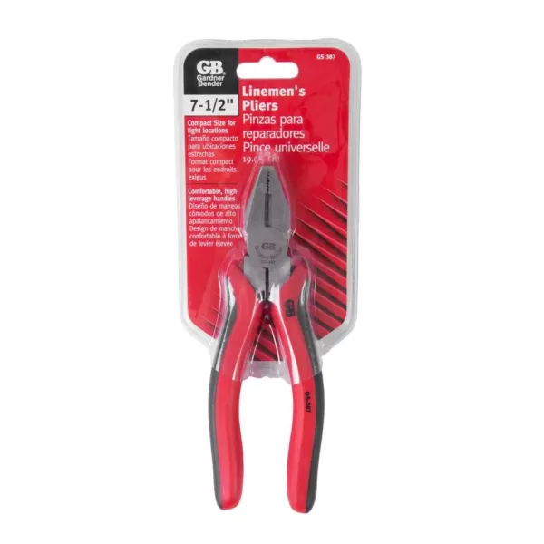 Gardner Bender 7-1/2 in. Medium-Duty Lineman's Pliers