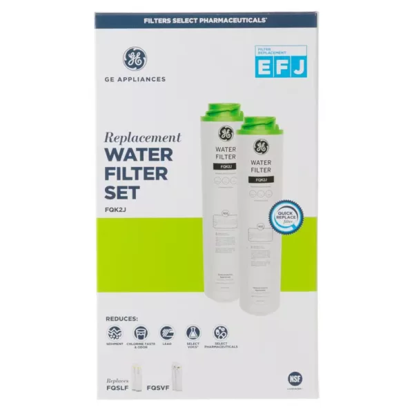 GE Dual Flow Replacement Water Filters - Advanced Filtration