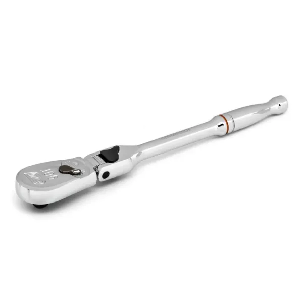 GEARWRENCH 1/4 in. Drive 90 Tooth 7 in. Locking Flex Head Teardrop Ratchet