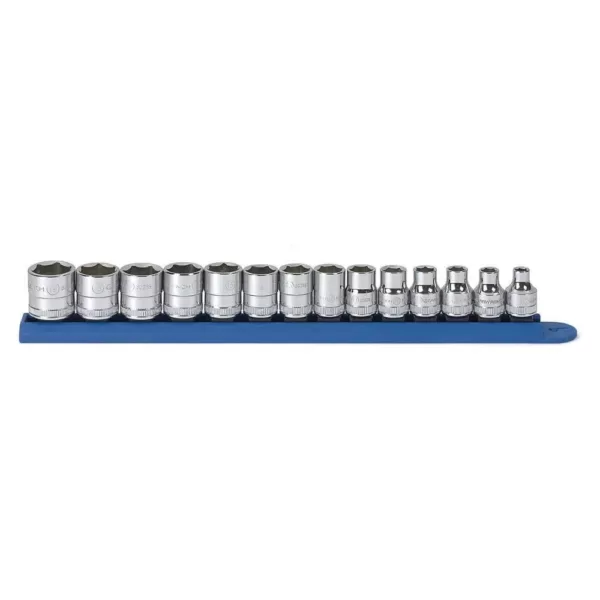 GEARWRENCH 3/8 in. Drive Metric 6-Point Standard Socket Set (14-Piece)