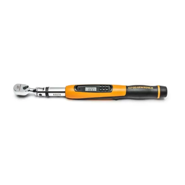 GEARWRENCH 1/2 in. Flex Head Electronic Torque Wrench with Angle 25 ft./lbs. to 250 ft./lbs.