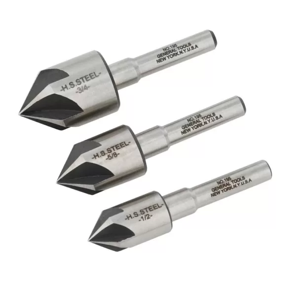 General Tools Countersink Set (3-Piece)