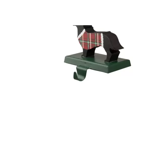 Glitzhome Wooden/Metal Dachshund Stocking Holder (Set of 2)