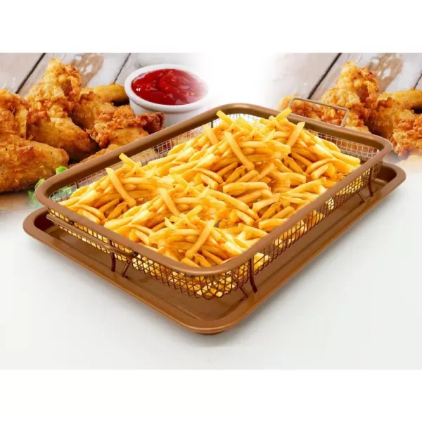 Gotham Steel Non-Stick Ti-Ceramic Heat Circulating Crisper Tray