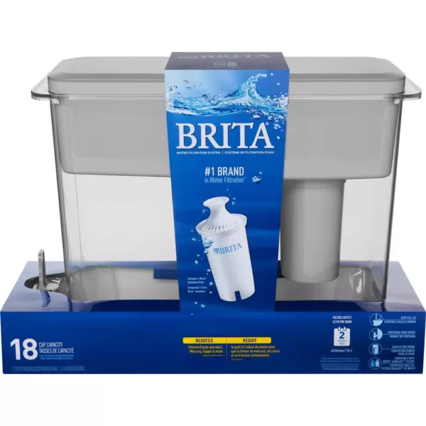 Brita UltraMax 18-Cup Extra Large Filtered Water Dispenser, BPA Free