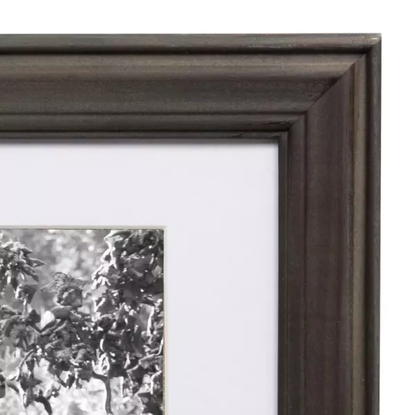 Kate and Laurel Bordeaux Multicolored Brown, White, and Gray Picture Frame (Set of 10)