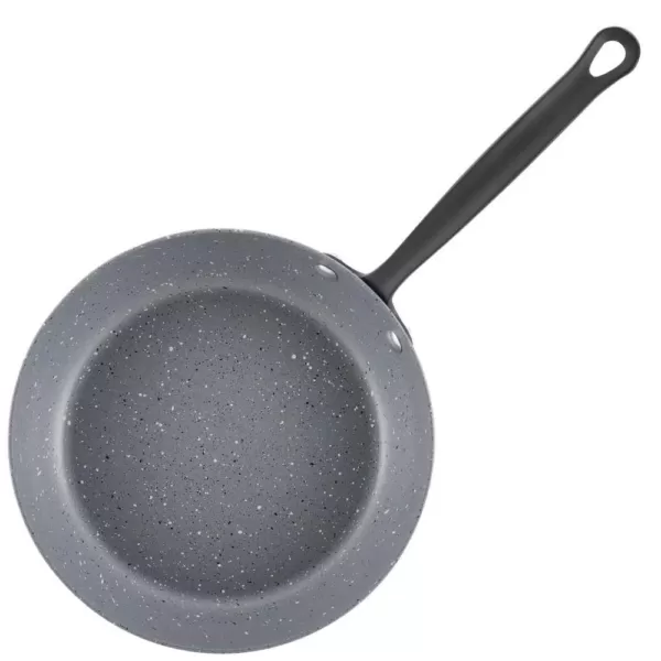 Farberware Quartz 10-Piece Aluminum Nonstick Cookware Set in Gray Speckle