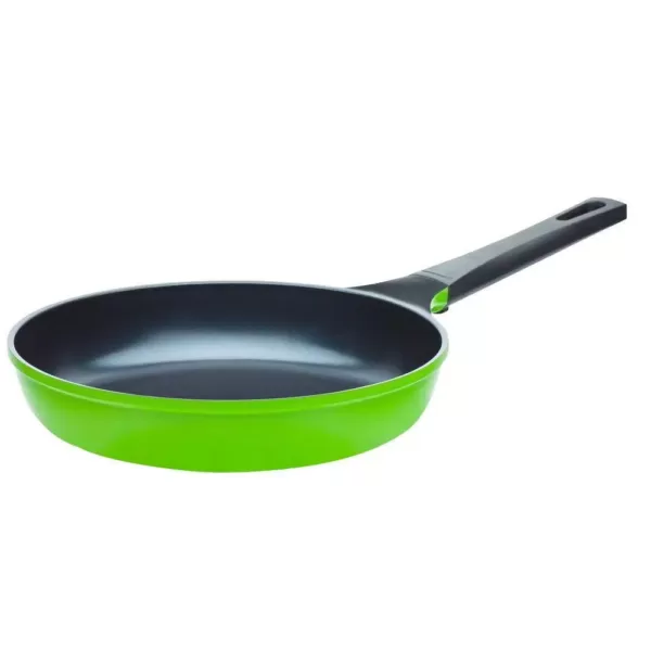 Ozeri Green Earth 12 in. Aluminum Ceramic Nonstick Frying Pan in Green with Bakelight Handle