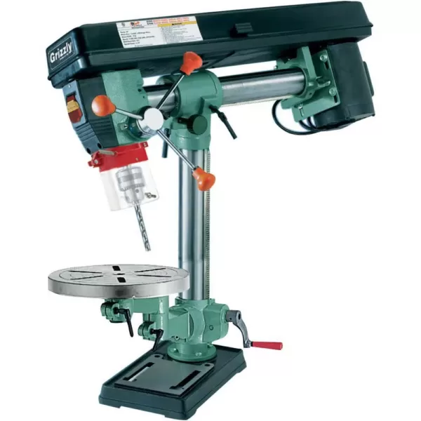 Grizzly Industrial 5 Speed Floor Radial Drill Press