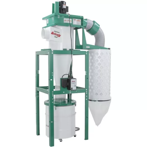 Grizzly Industrial 3 HP Cyclone Dust Collector