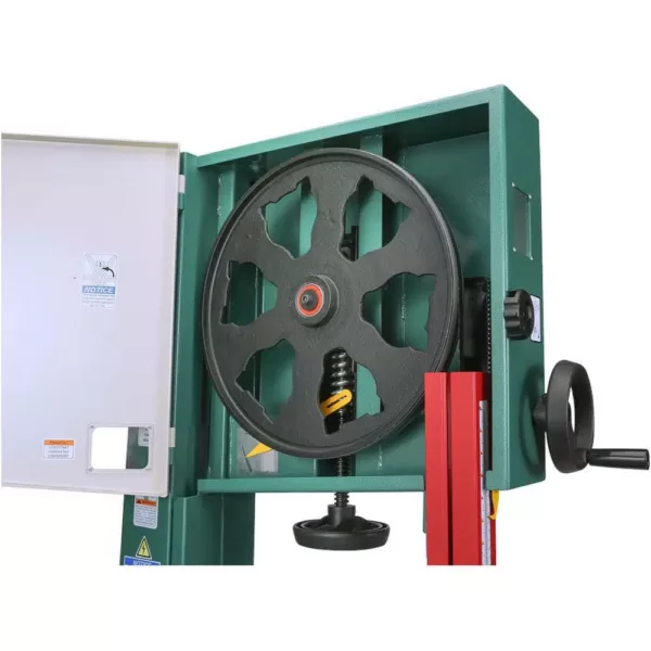 Grizzly Industrial 17" 2 HP Extreme-Series Bandsaw with Cast-Iron Trunnion & Foot Brake Micro-Switch