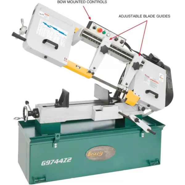 Grizzly Industrial 10" x 18" 1.5 HP Metal-Cutting Bandsaw