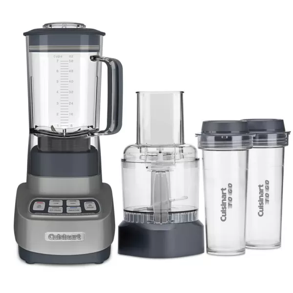 Cuisinart Velocity Ultra Trio 3-Cup 3-Speed Gunmetal Gray Food Processor